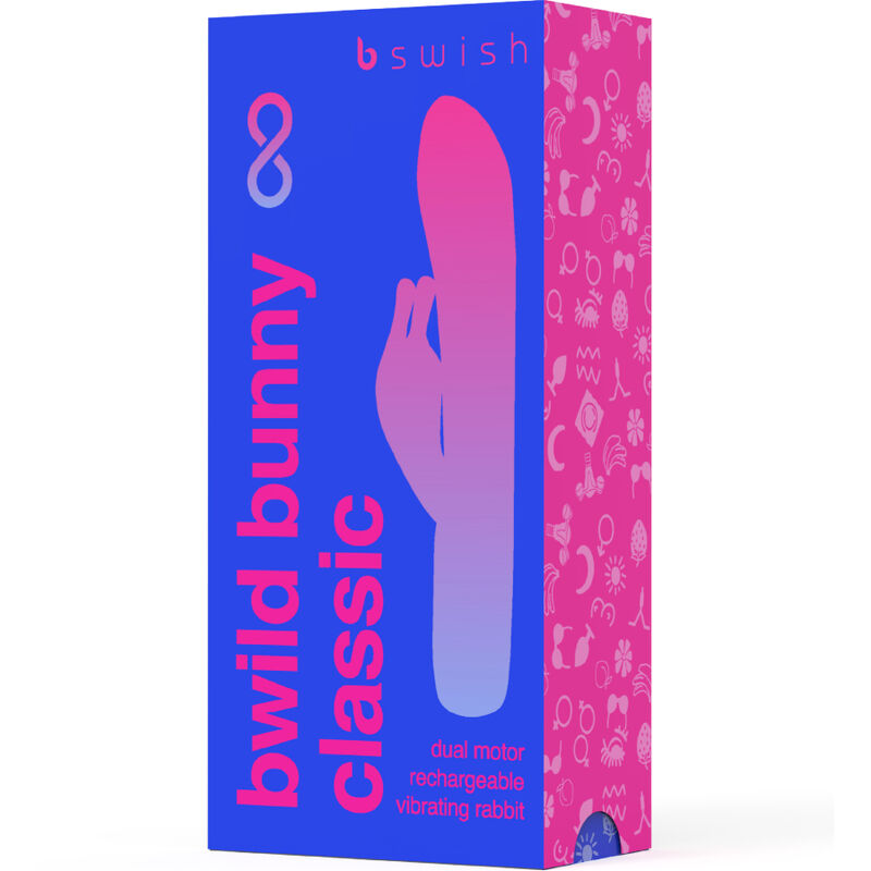 B Swish Bwild Bunny Infinite Classic vibratore rabbit blu silicone