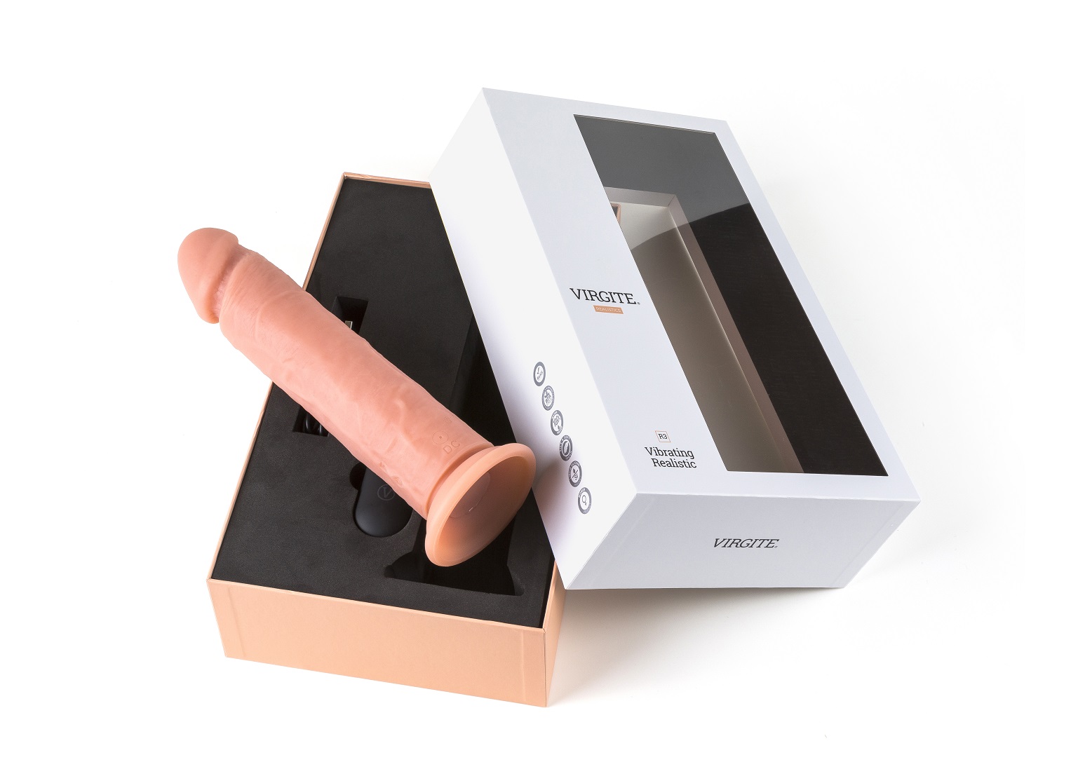 Love Hit R3 vibratore realistico 24,5 cm con telecomando