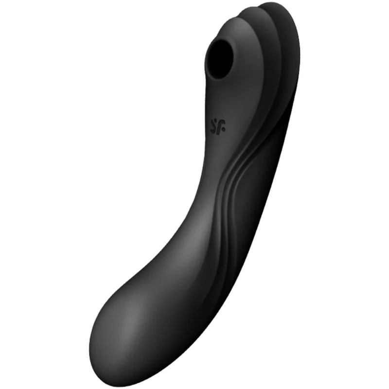 Satisfyer Curvy Trinity 4 stimolatore clitoride nero air pulse