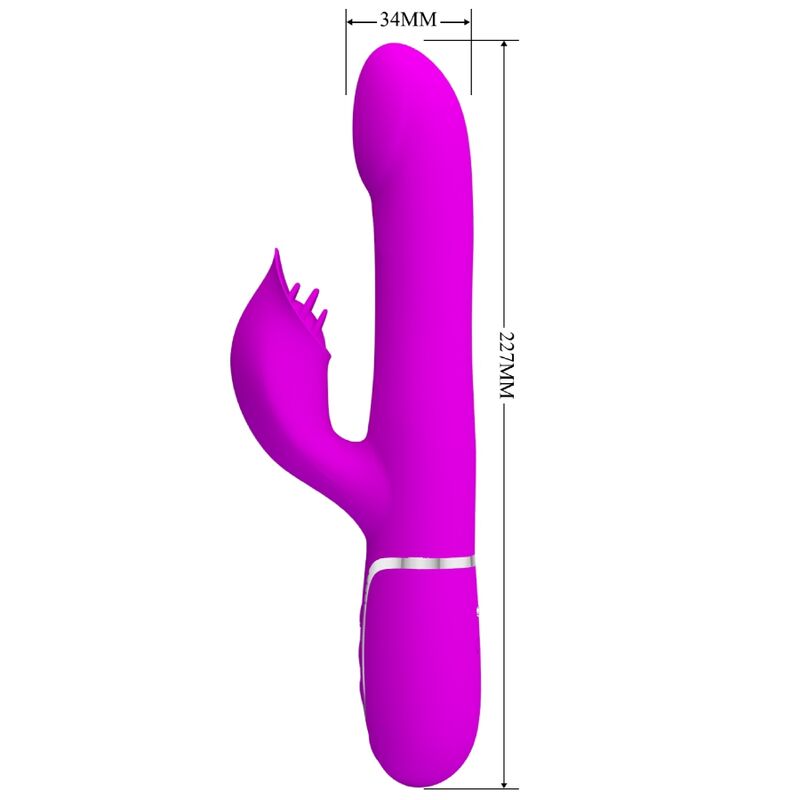 Pretty Love Perle viola rabbit vibratore doppia stimolazione