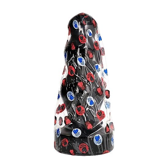 All Black Plug Anale Grande 38 cm PVC Morbido XXL