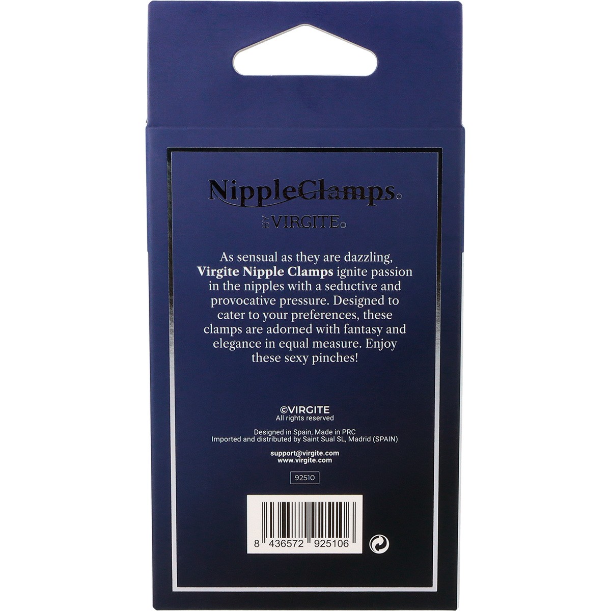 Love Hit Nipple Clamps pinze capezzoli Mod. 24 set 2 pezzi