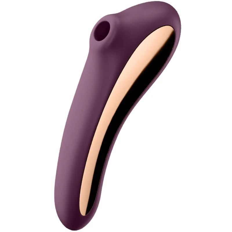 Satisfyer Dual Kiss stimolatore clitoride rosso vino