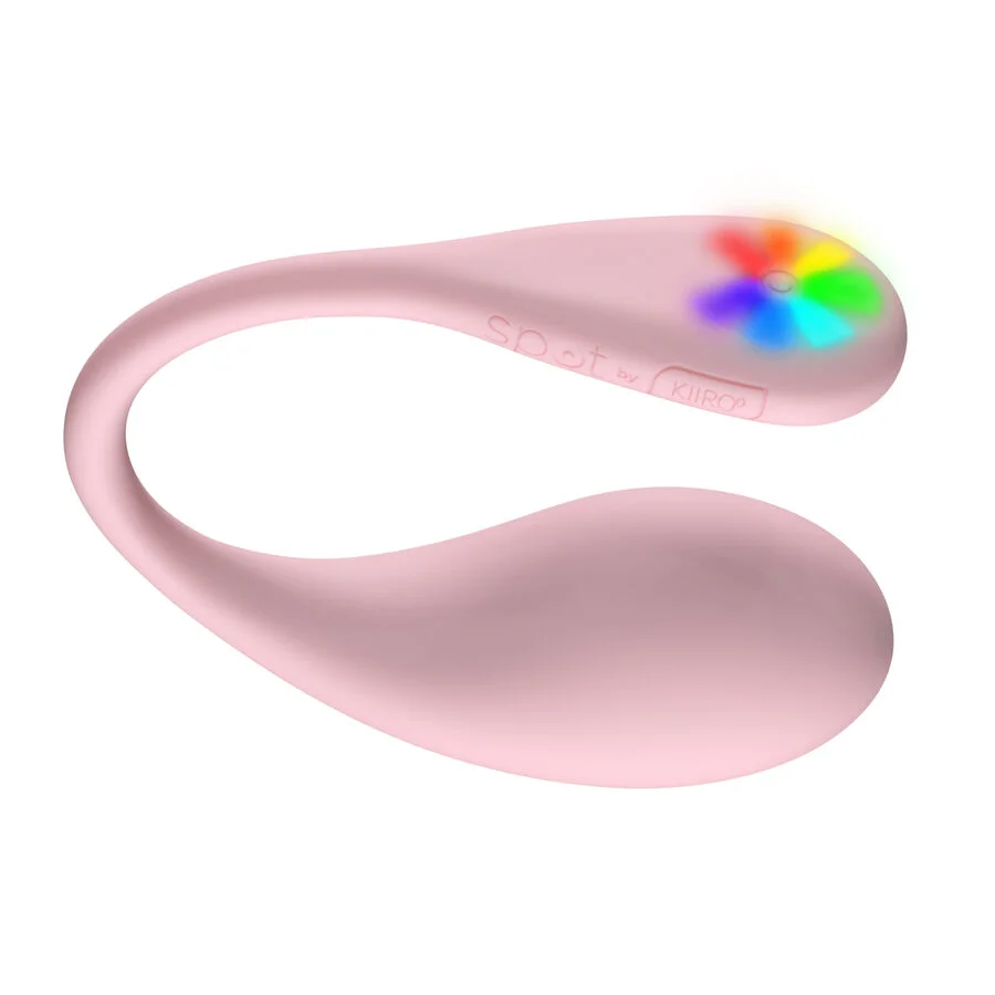 Kiiroo Spot Kiss Me vibratore coppia rosa forma a U