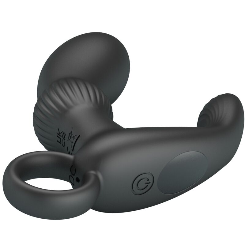 Pretty Love Cayla plug prostatico nero 12 vibrazioni