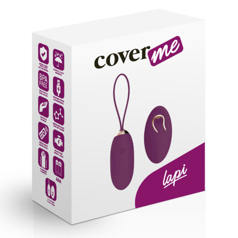Coverme Lapi uovo vibrante telecomando 12 modalità