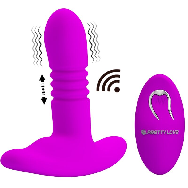Pretty Love Heather plug anale vibrante con telecomando