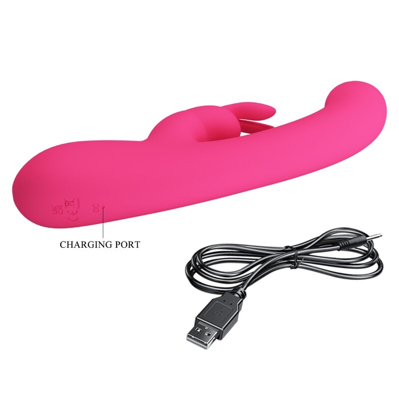 Pretty Love Lamar Rosa vibratore rabbit rosa display LCD