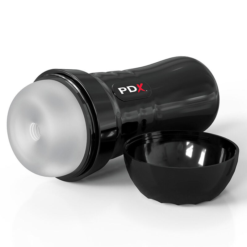 PDX Extreme Slide & Glide masturbatore trasparente acqua