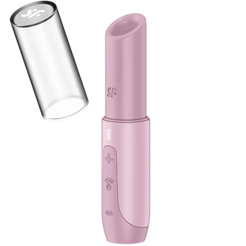 Satisfyer Secret Kiss stimolatore clitoride rosa rossetto