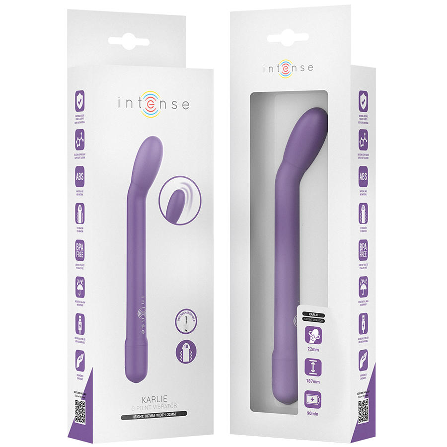 Intense Karlie vibratore punto G viola 19 cm
