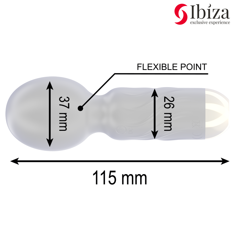 Frutille Pocket Wand Ibiza vibratore mini impermeabile