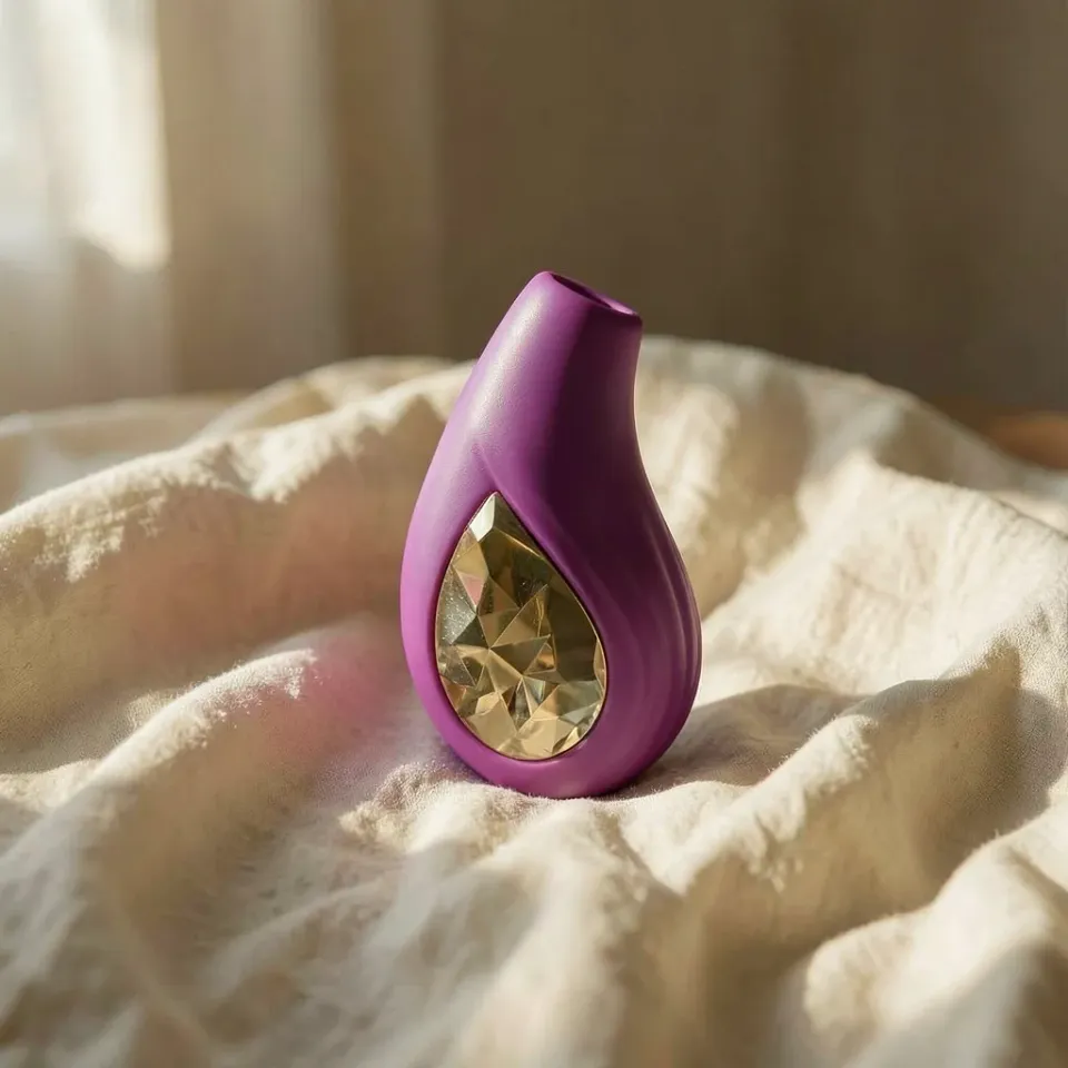 Xocoon Divine Love stimolatore clitoride viola doppia