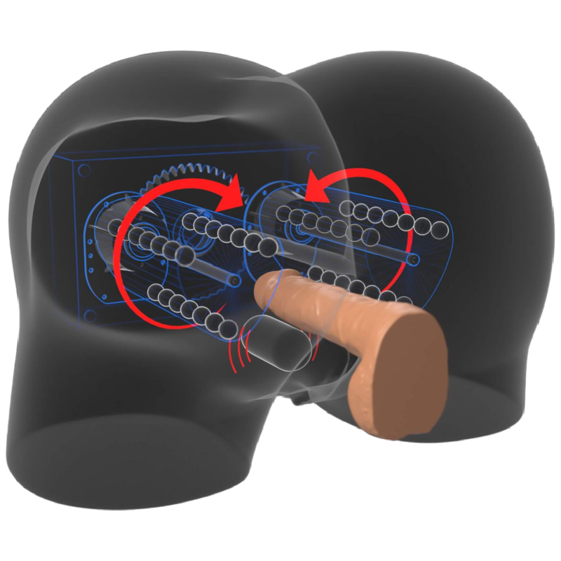 PDX Elite Milk Me Silly masturbatore elettrico doppio motore