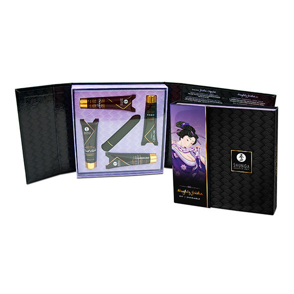 Shunga Geisha Cattiva kit erotico 5 pezzi naturale