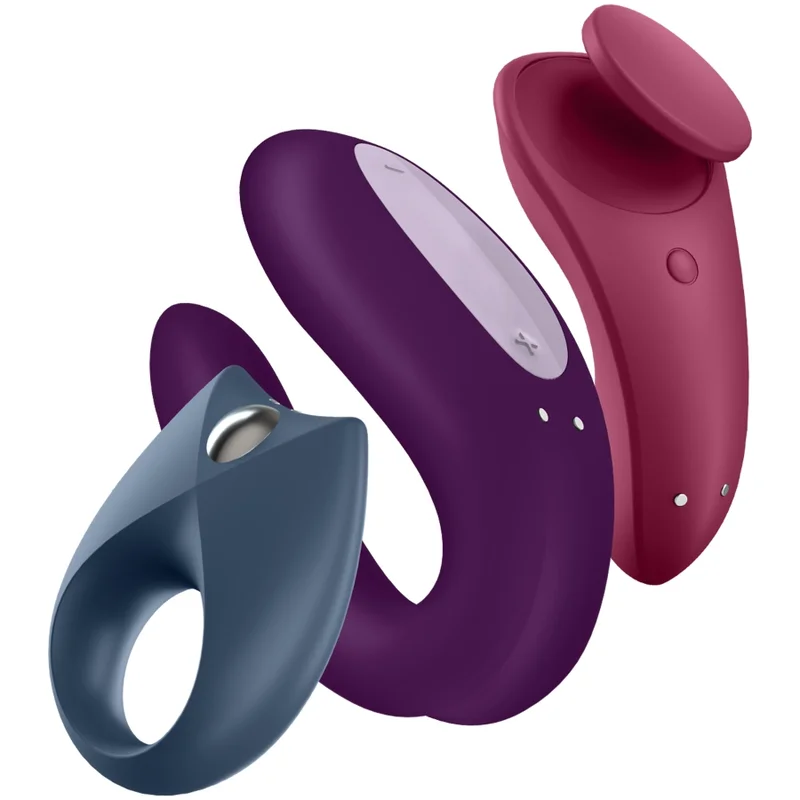 Satisfyer Partner Box 3 kit coppia 3 pezzi bluetooth