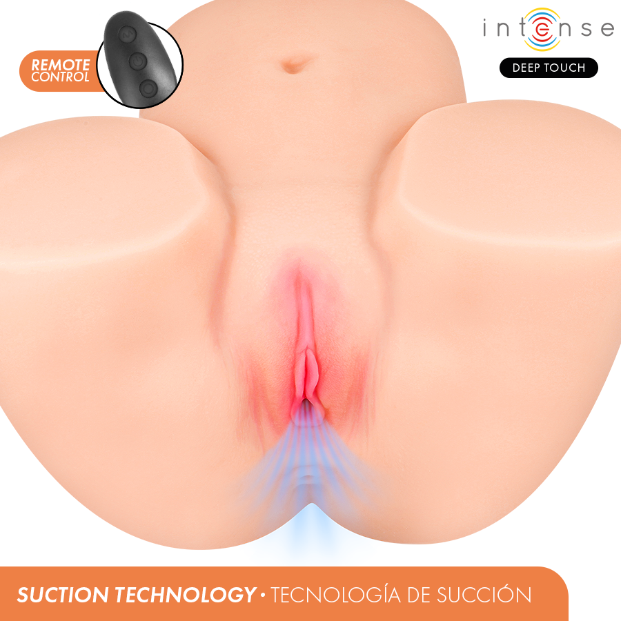 Intense Ginger Deep Touch masturbatore riscaldante telecomando