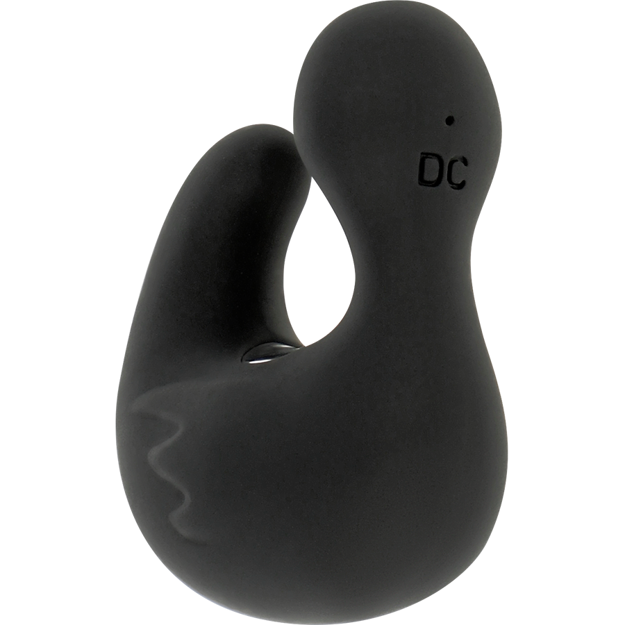 Black&Silver Duckymania stimolatore clitoride da dito silicone