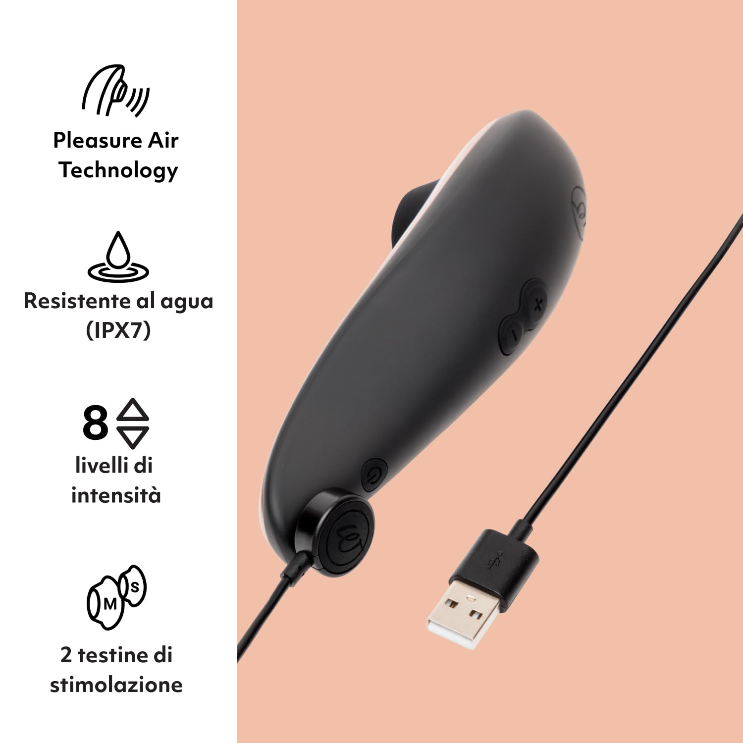 Womanizer Classic stimolatore clitorideo oro rosa 8 livelli