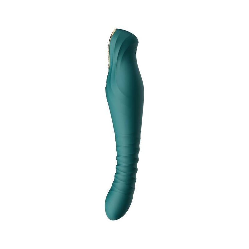 Zalo King Thruster vibratore spingente verde con app