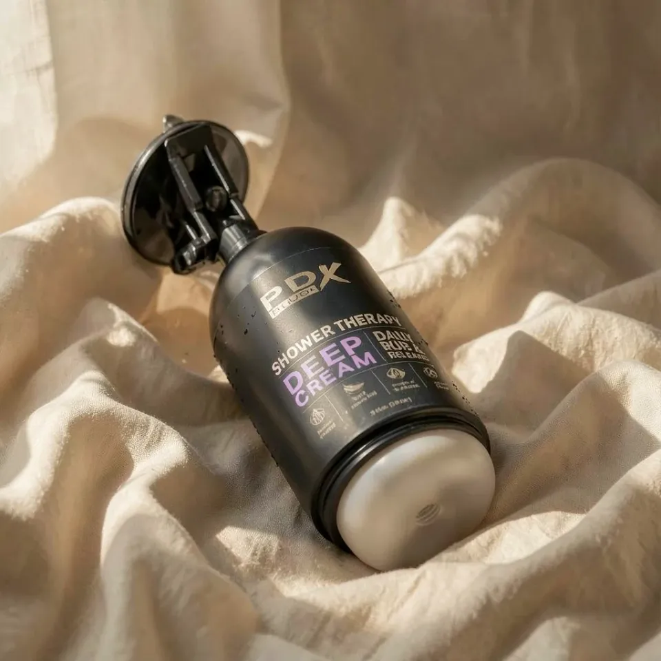 PDX Plus Shower Therapy Crema Profonda masturbatore frosted discreto