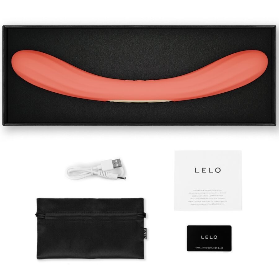LELO Boomerang Rosso Corallo vibratore coppia 2 motori