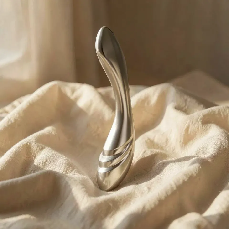 Satisfyer Pure Gravity 3 dildo acciaio bifacciale
