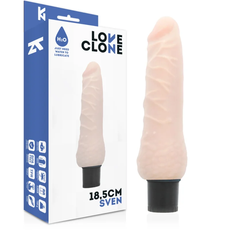 LoveClone Sven vibratore realistico autolubrificante