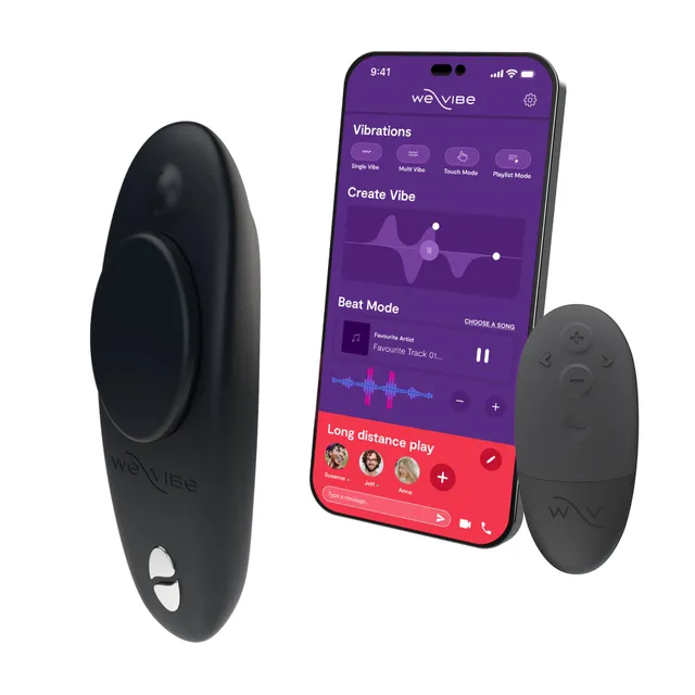 We-Vibe Moxie vibratore indossabile nero con telecomando