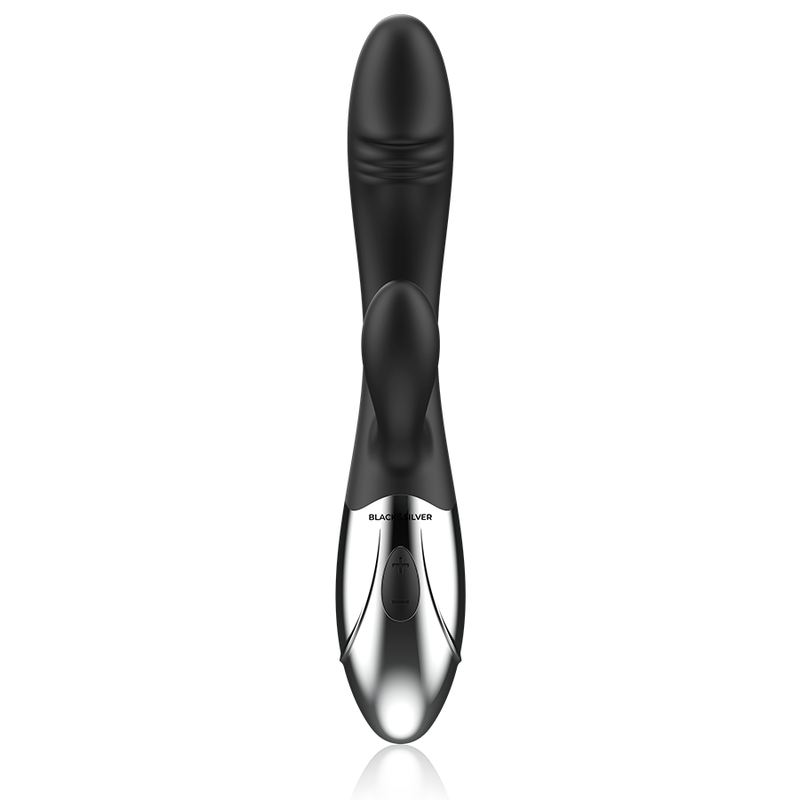 Black&Silver Kaleb vibratore doppia stimolazione ricaricabile
