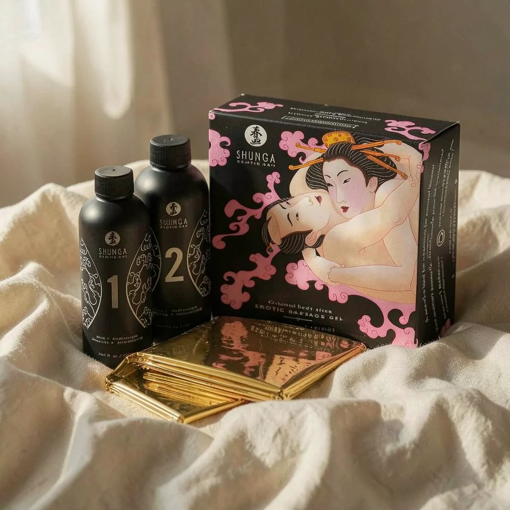Shunga Corpo a Corpo gel massaggio fragole champagne 500 ml