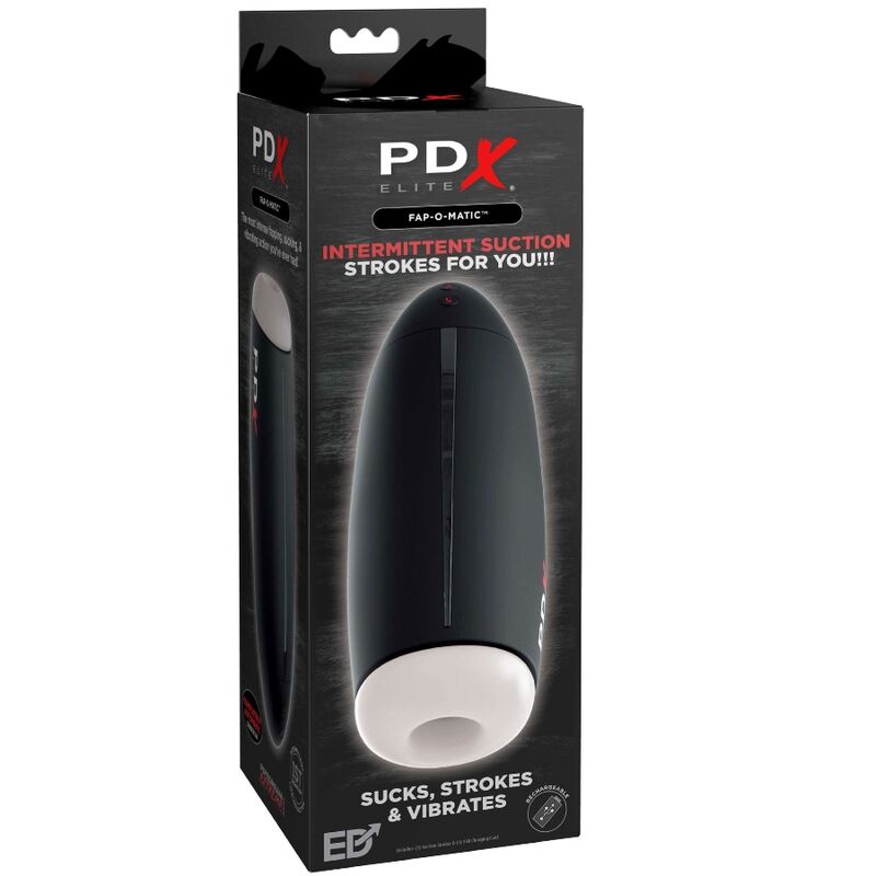 PDX Elite Fap-O-Matic masturbatore vibrante aspirazione