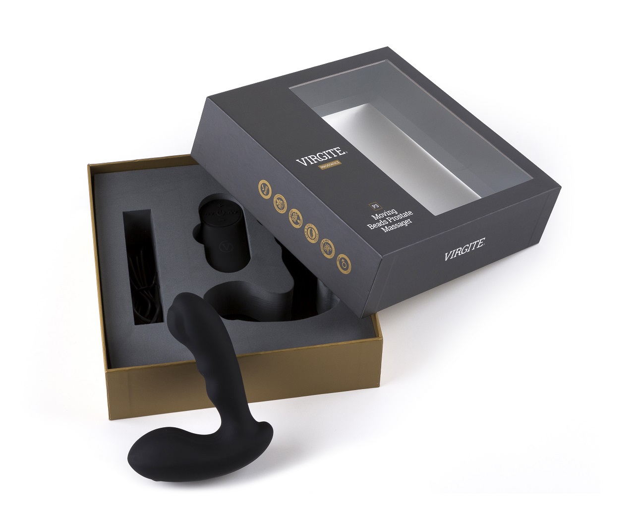Love Hit by Virgite P3 vibratore prostatico silicone telecomando