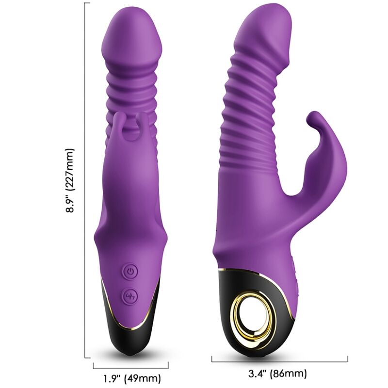 Frutille Armony Zing Viola vibratore spinta e rotazione