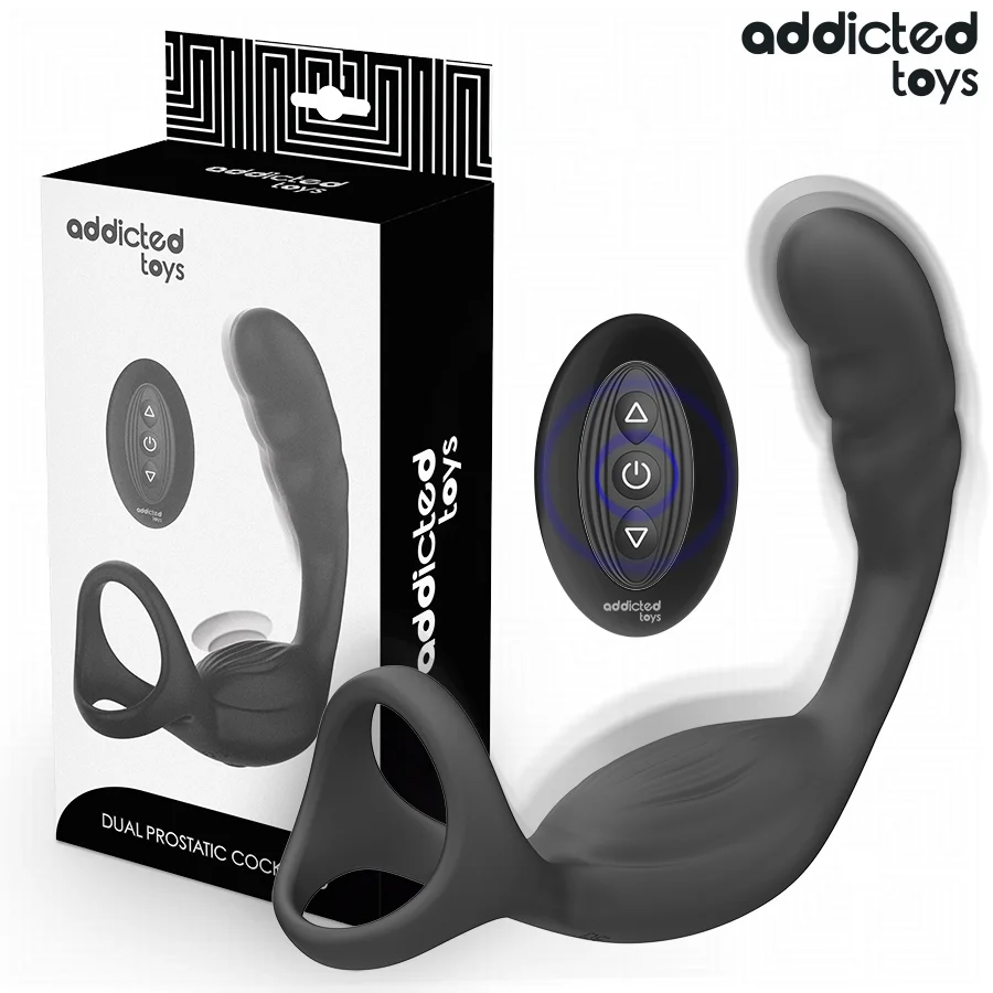 Addicted Toys Doppio Anello prostatico vibrante 2 motori