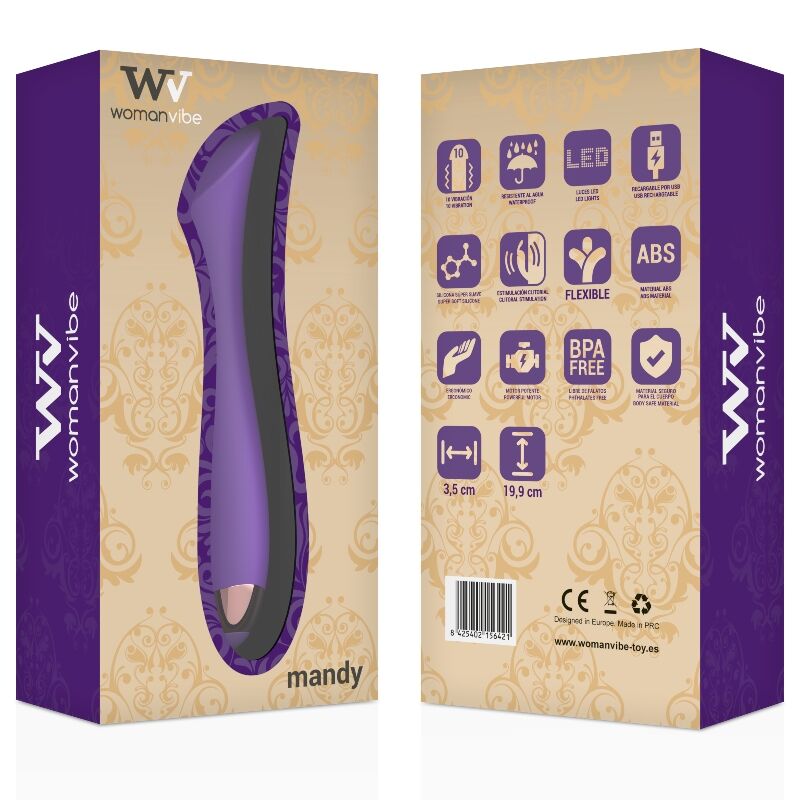 Womanvibe Mandy Vibratore Punto K Silenzioso