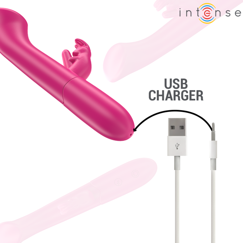 Intense Julieta Rosa vibratore rabbit doppia stimolazione