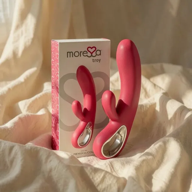 Moressa Troy vibratore punto G clitoride silicone 12 modi