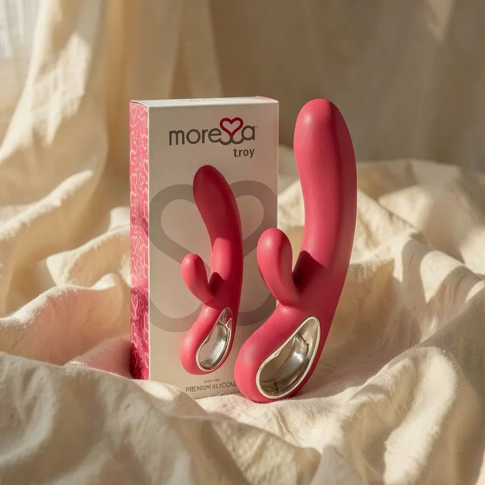 Moressa Troy vibratore punto G clitoride silicone 12 modi