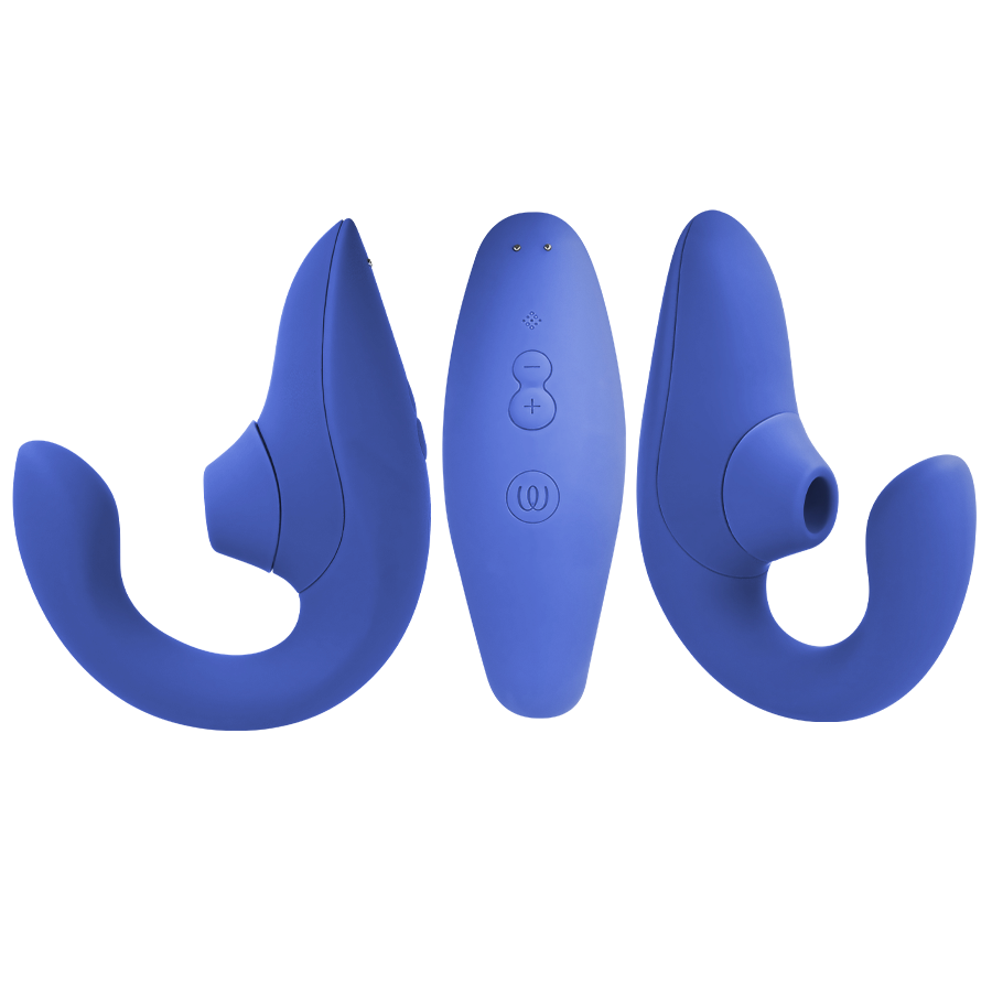 Womanizer Blend Vibrant Blue stimolatore rabbit 2 in 1