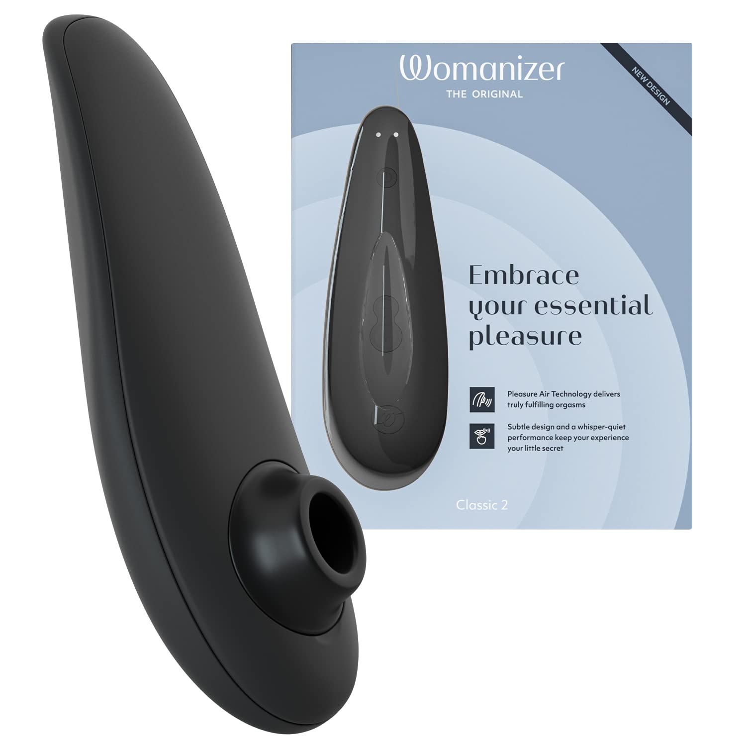 Womanizer Classic 2 stimolatore clitoride nero silenzioso