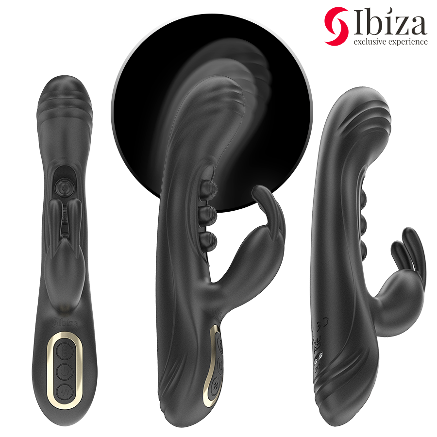 Frutille Ibiza Rabbit Pulsante vibratore doppio motore