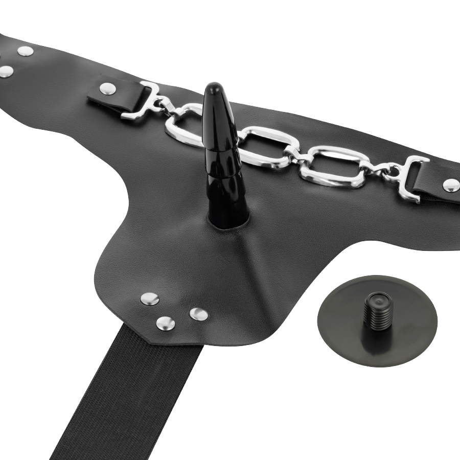 Attraction George harness strap-on vibrante 19 cm multivelocità