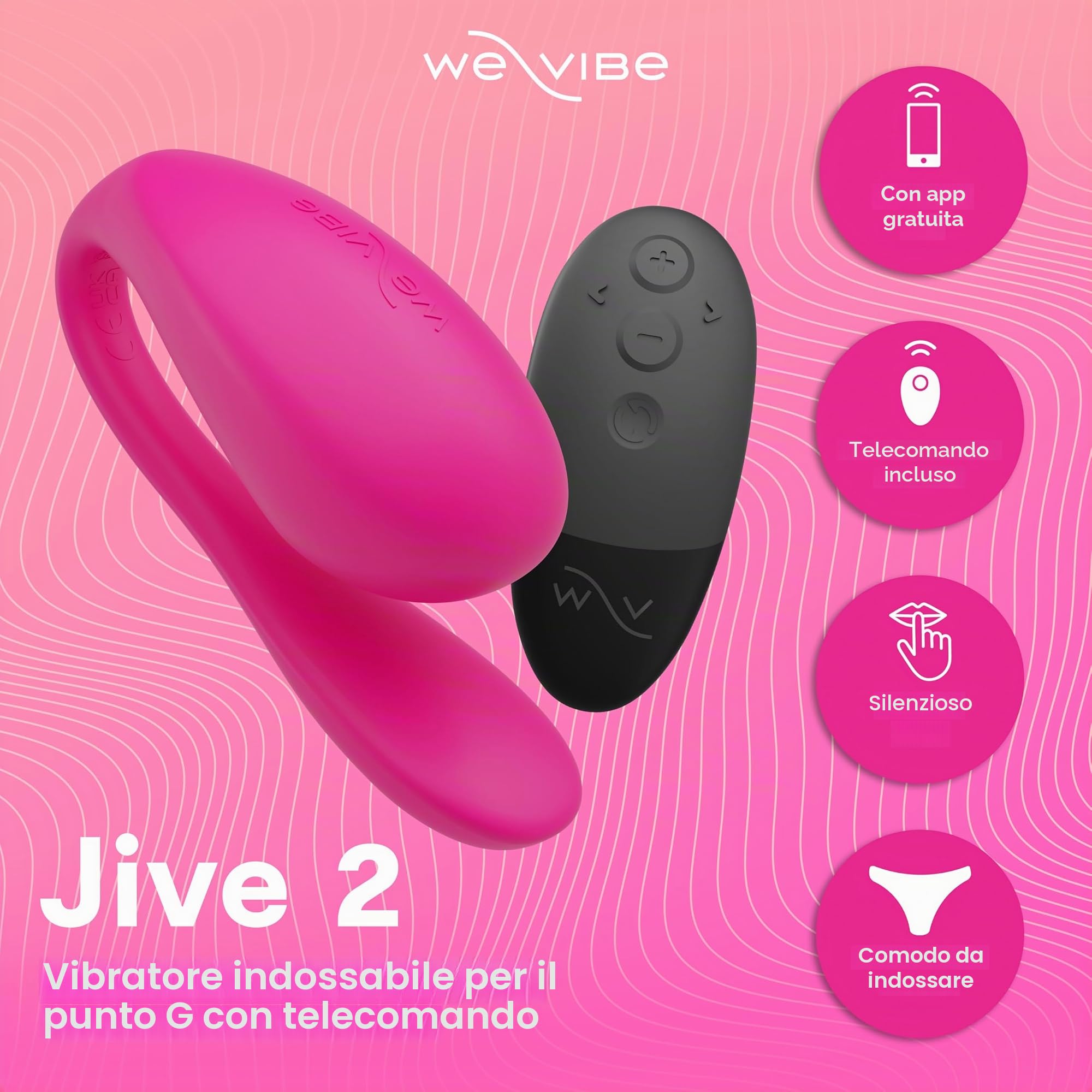We-Vibe Jive 2 Ovetto Vibrante Punto G con app