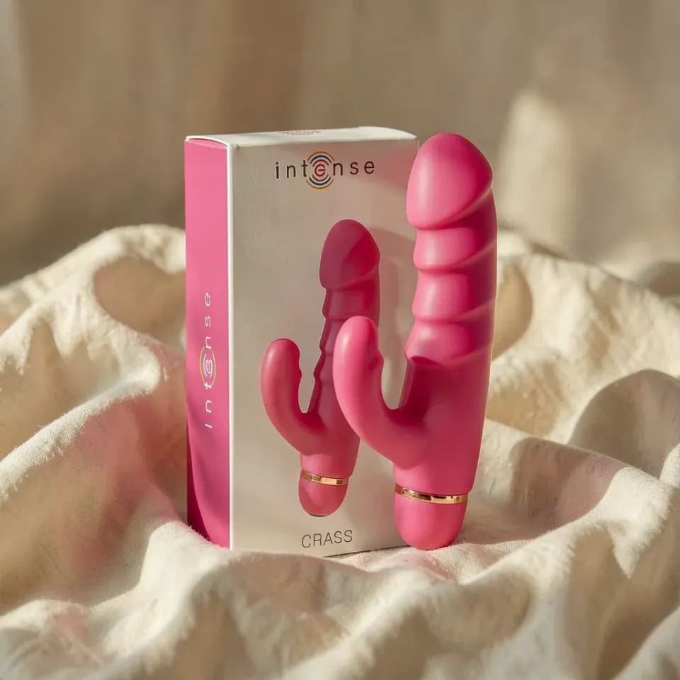 Intense Crass vibratore rabbit rosa silicone 20 modalità