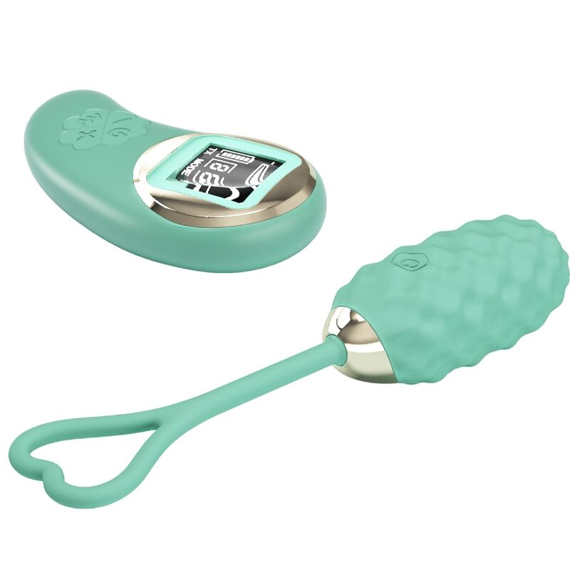 Pretty Love Vivian uovo vibrante verde coppia telecomando