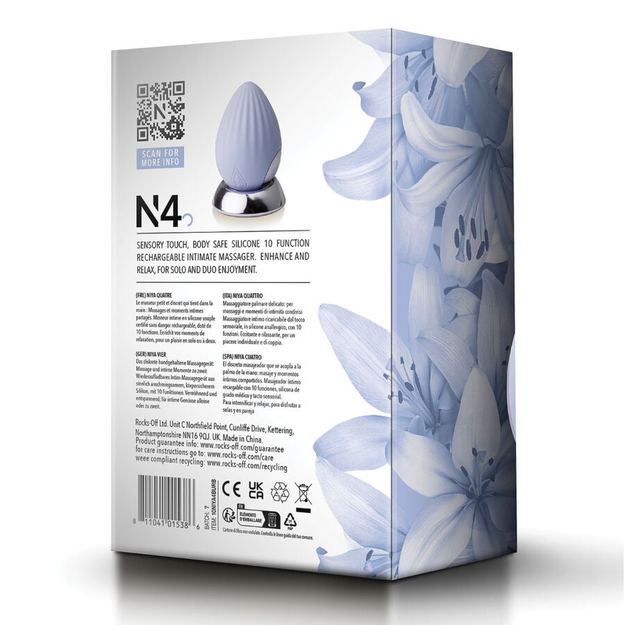 Niya N4 vibratore palmare silicone medicale