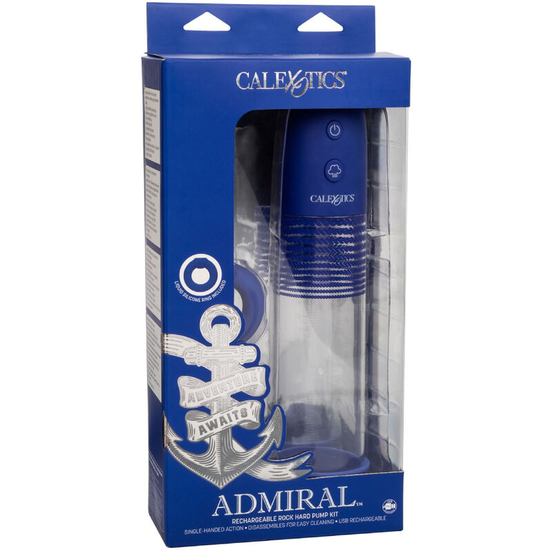 CalExotics Admiral Rock-Hard Kit pompa pene ricaricabile