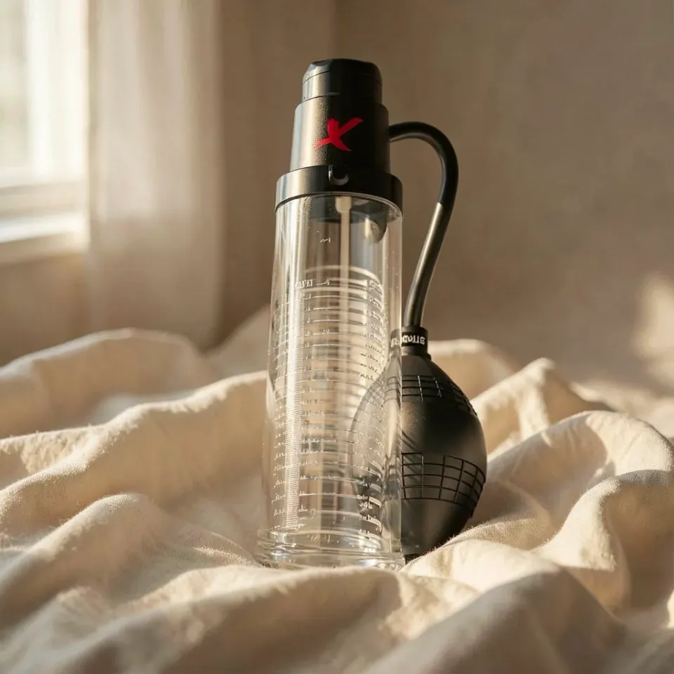PDX Elite Suck-N-Pump Stroker pompa masturbatore vibrante