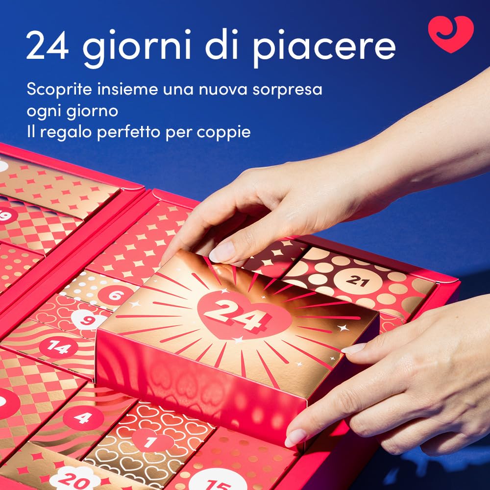 Womanizer Couples 2026 calendario sexy Coppie 24 giorni Liberty 2